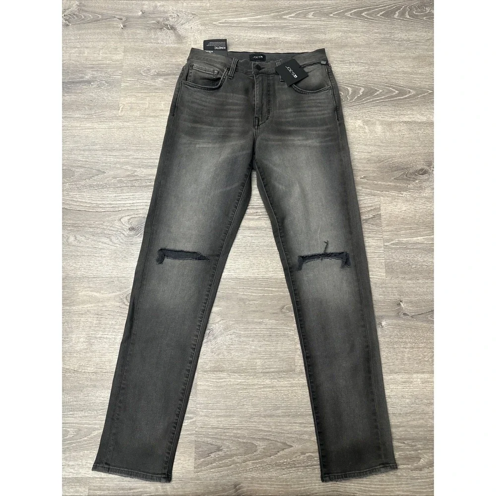 Joes Jeans The Rhys Athletic Slim Kinetic Men's 30x31 Black Dark Wash Jeans